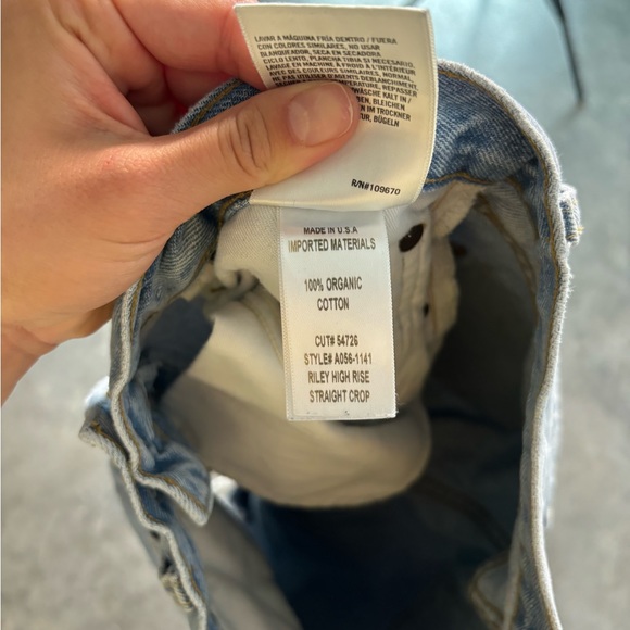 AGOLDE Riley high rise straight crop - Picture 6 of 7